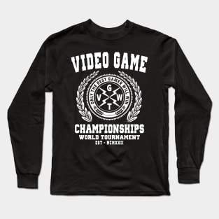 GAMING - VIDEO GAME CHAMPIONSHIPS - GAMER Long Sleeve T-Shirt